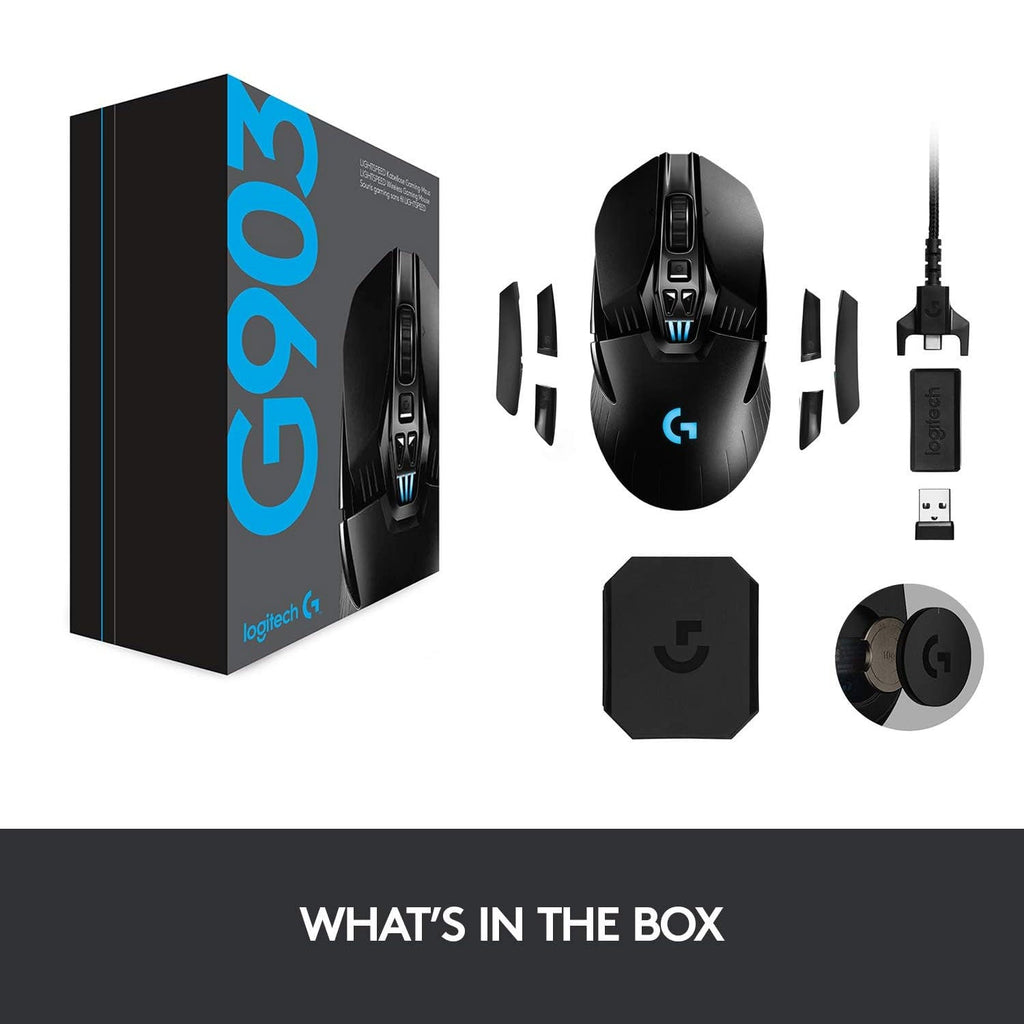 Logitech G903 Light Speed Hero Wireless Gaming Mouse buy at good Price in Pakistan