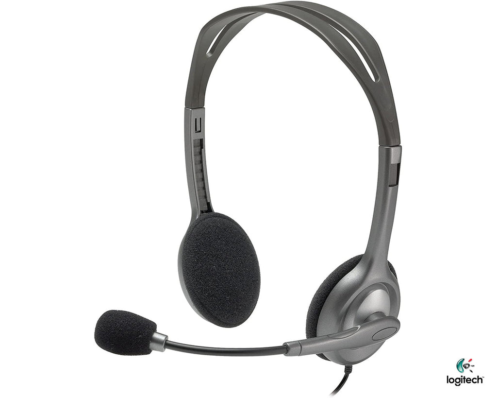 Logitech H111 Stereo Headset with Mic - Al Hamd Tech