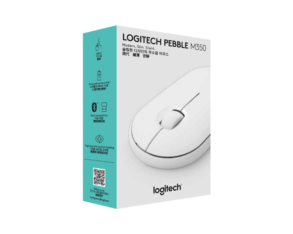 Logitech M350 Pebble Slim Wireless Mouse - Al Hamd Tech