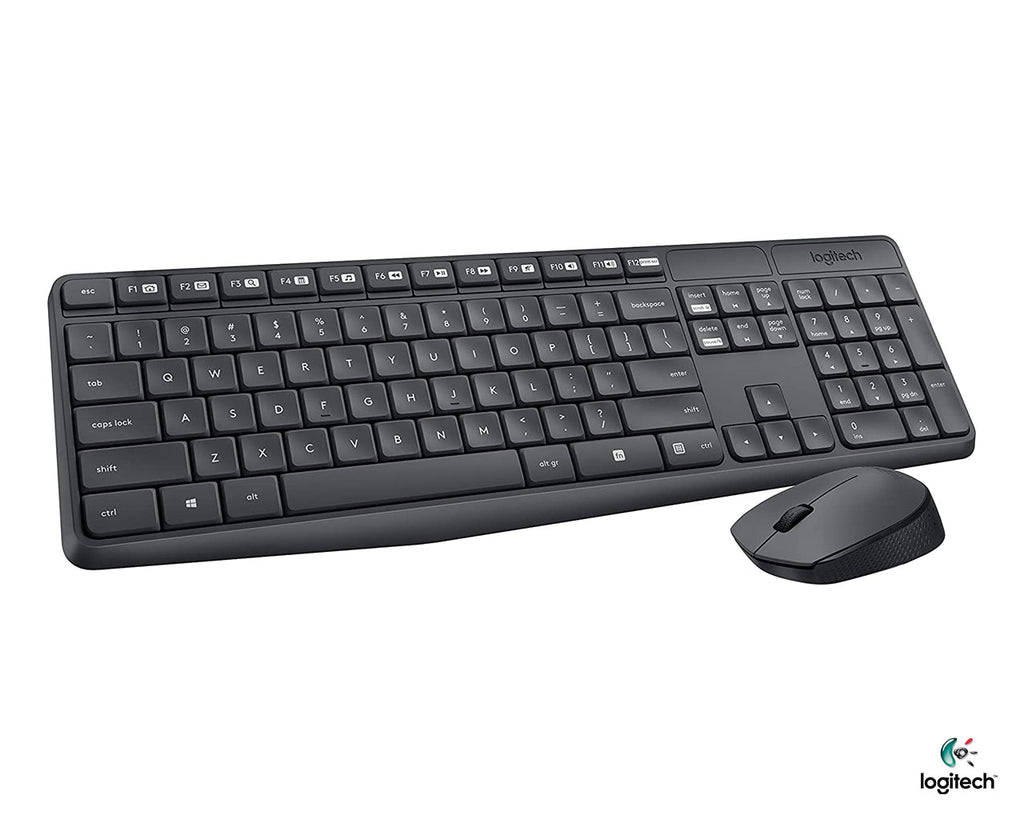 Logitech MK235 Wireless Keyboard and Mouse - Al Hamd Tech