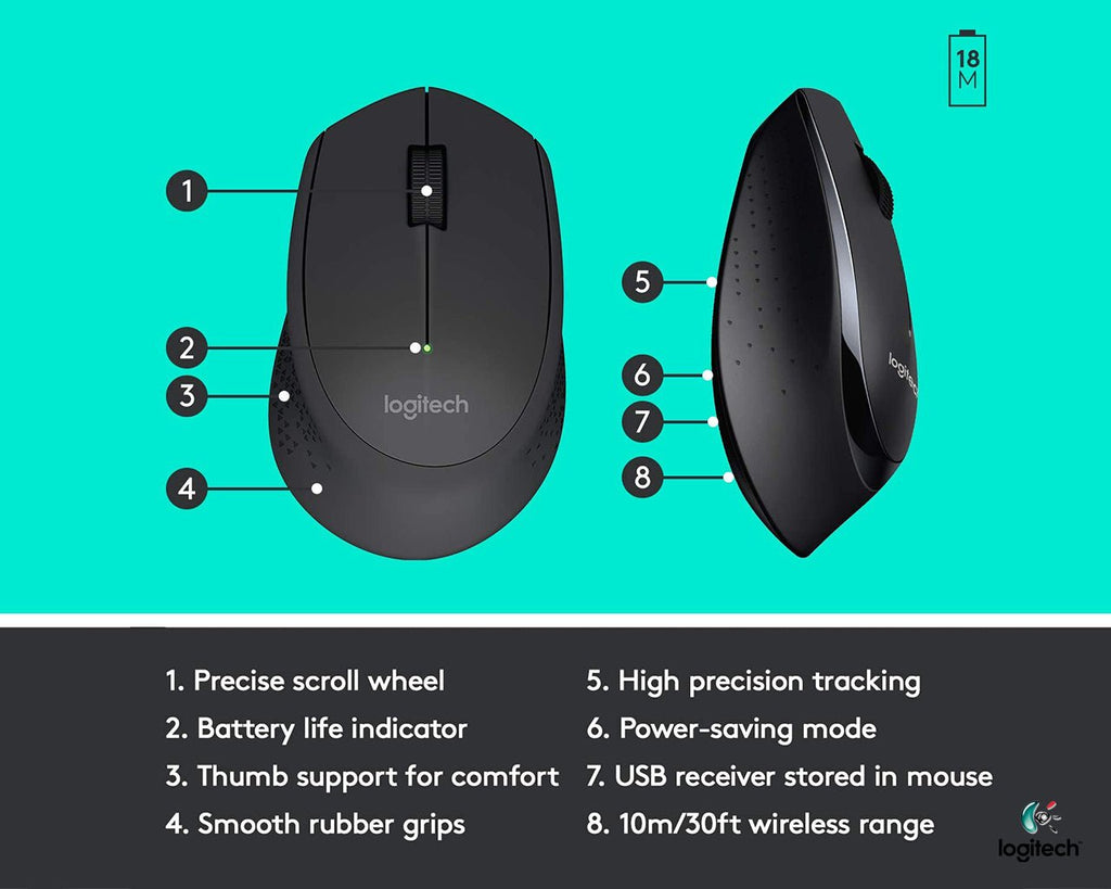 Logitech MK345 Wireless Combo - Al Hamd Tech