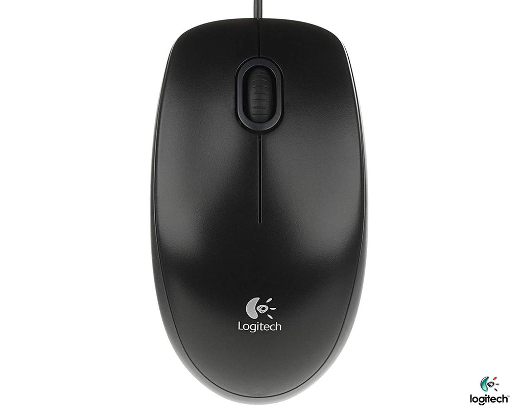 Logitech Wired Mouse B100 - Al Hamd Tech