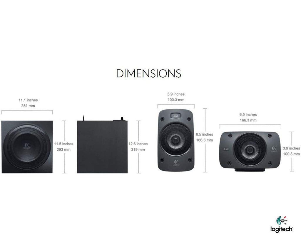 Logitech Z906 Surround Sound Speaker System - Al Hamd Tech