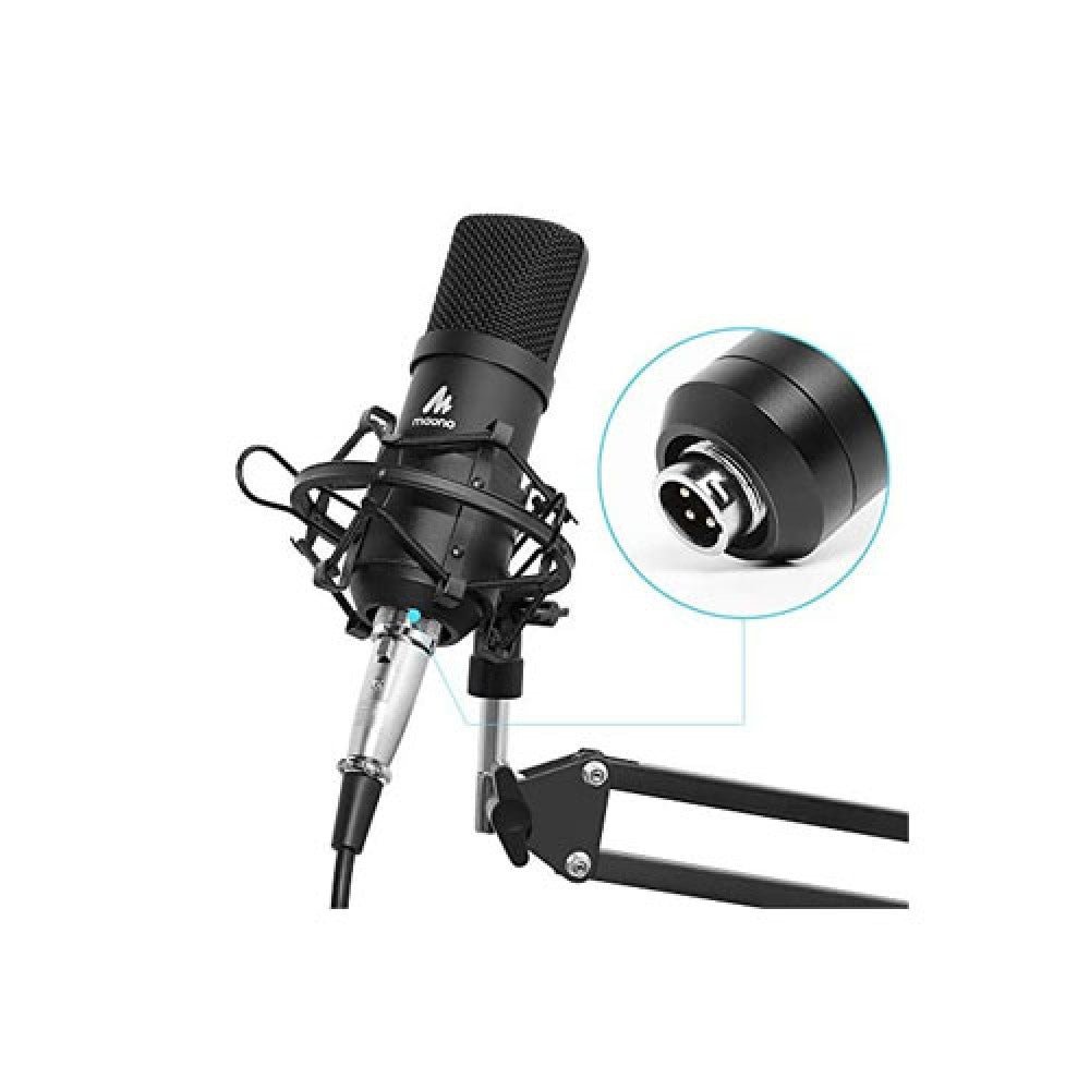 Maono AU - A03 Condenser Podcasting Microphone Kit Black - Al Hamd Tech