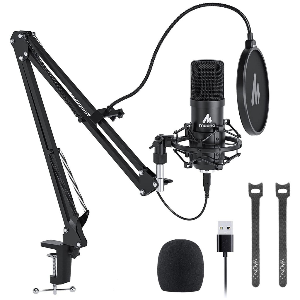 Maono AU - A04 Podcasting Microphone Kit Black - Al Hamd Tech