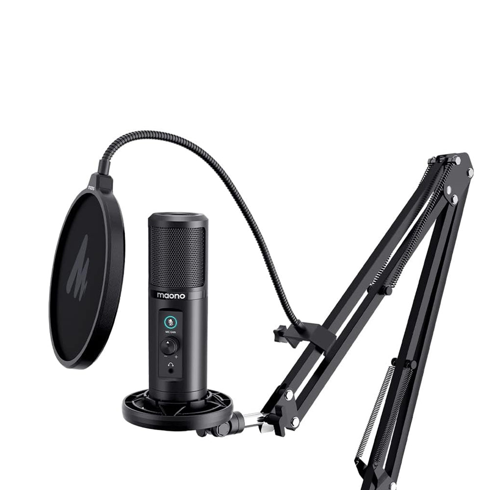 Maono AU - PM422 Monitorable USB Condenser Microphone Kit Black - Al Hamd Tech