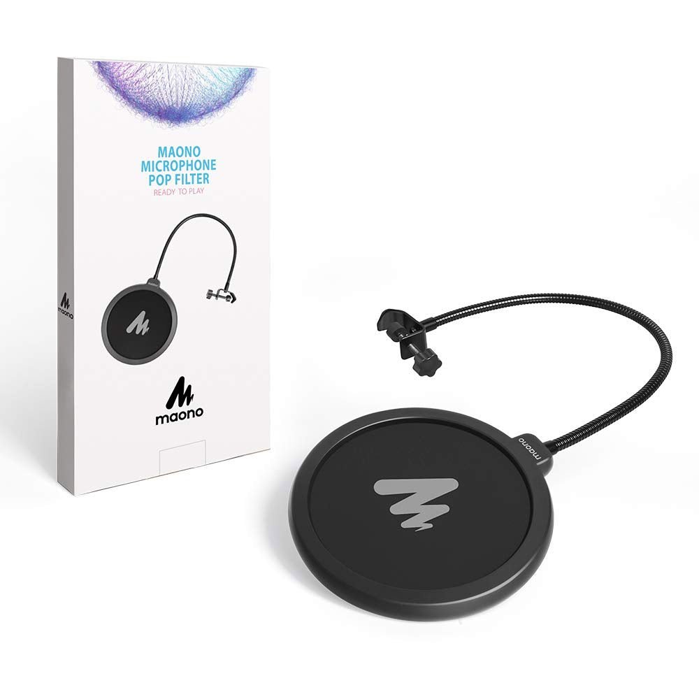 Maono Microphone Pop Filter Black buy at best Price in Pakistan.