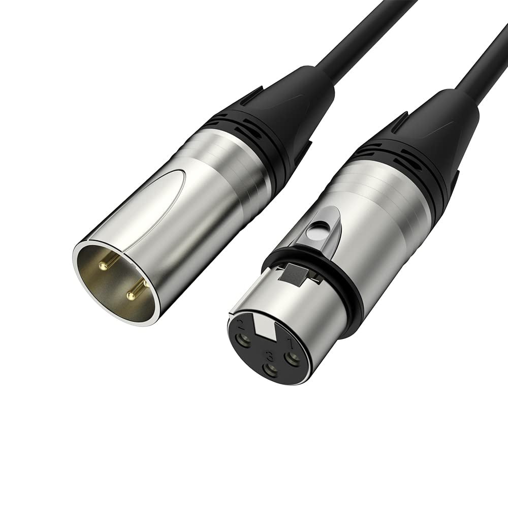 Maono XLR Male to Female Cable 6FT Black - Al Hamd Tech