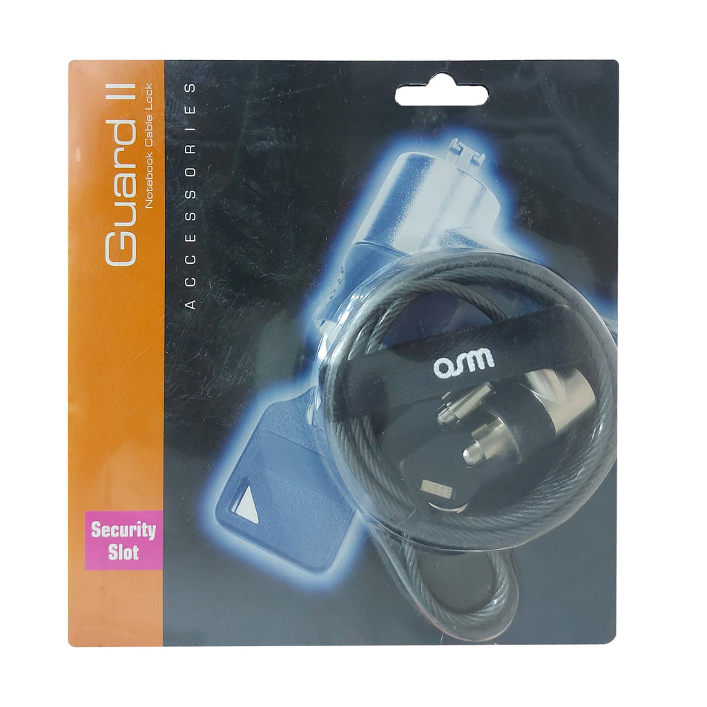 OSM Guard II K-Slot 7 mm Notebook Cable Lock 2M buy at a reasonable Price in Pakistan