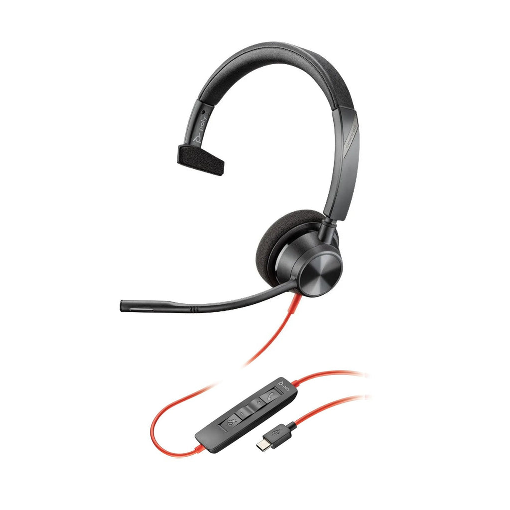 Poly Blackwire 3310 MS USB Single Side Headphones Type C buy at a reasonable Price in Pakistan