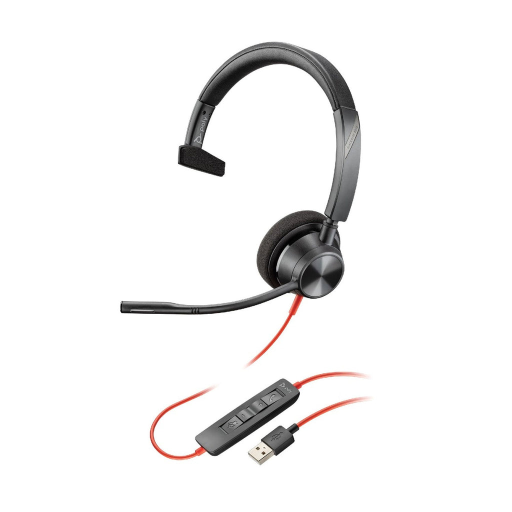 Poly Blackwire 3310 MS USB Single Side Headphones buy at a reasonable Price in Pakistan