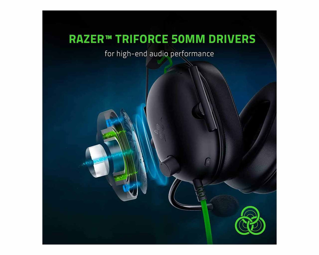 Razer BlackShark V2 X Wired Gaming Headset - Al Hamd Tech