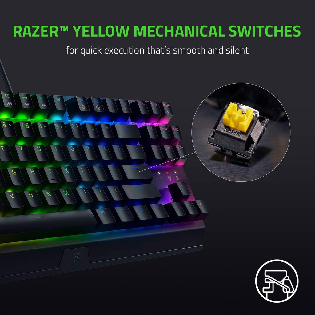 Razer BlackWidow V3 TKL Mechanical Gaming Keyboard Yellow Switches buy at best Price in Pakistan.