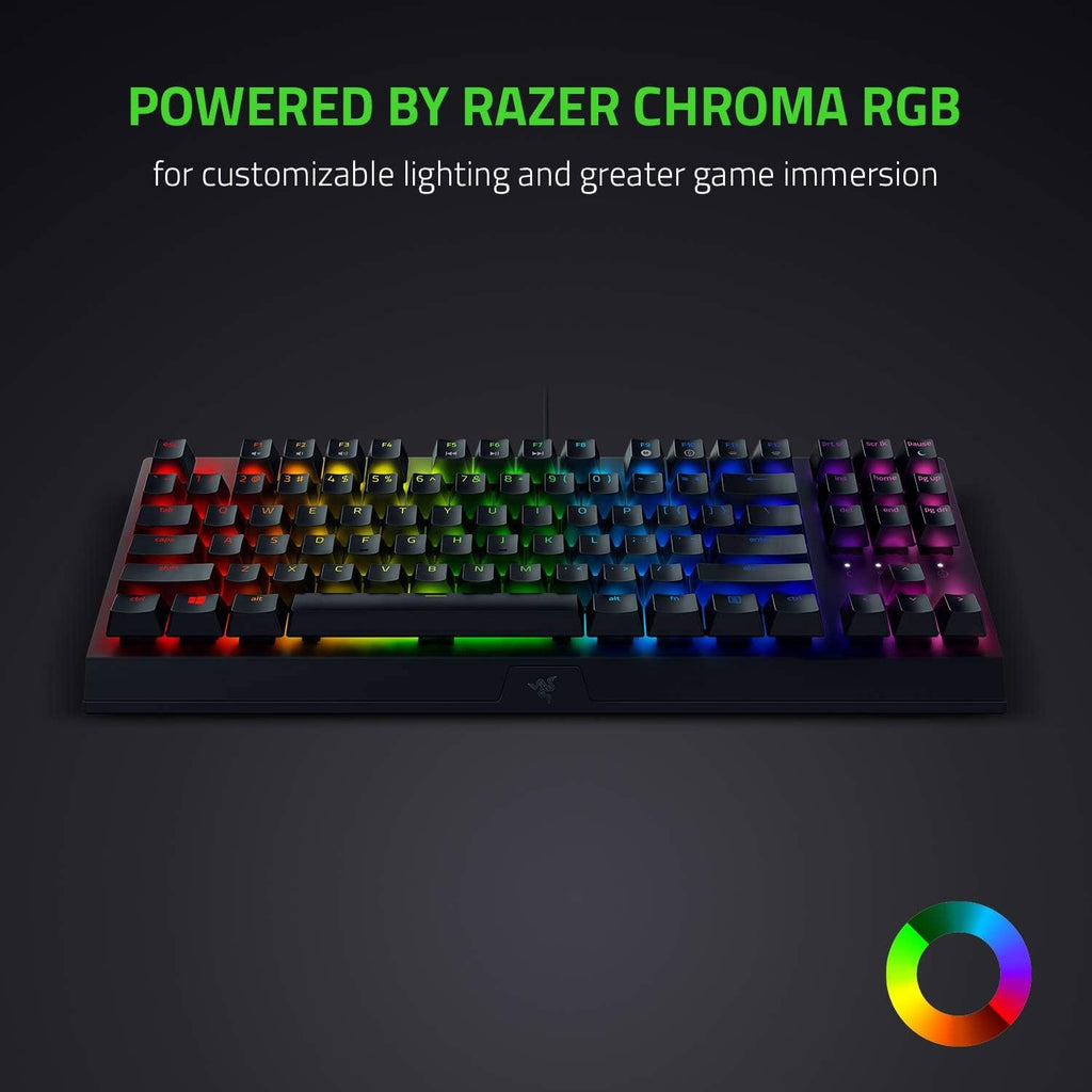 Razer BlackWidow V3 TKL Mechanical Gaming Keyboard Yellow Switches available at a reasonable Price in Pakistan.