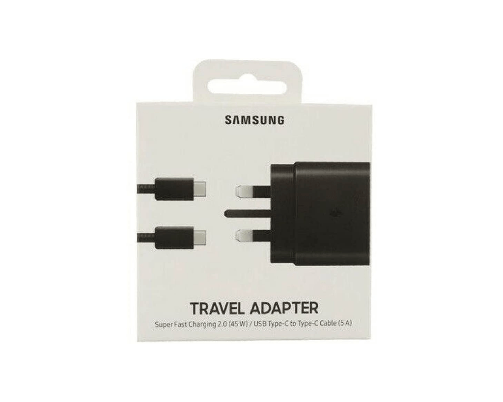 Samsung 45W PD Adapter + Cable 3 Pin Black - Al Hamd Tech