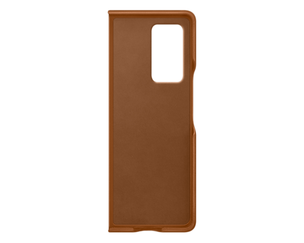 Samsung Galaxy Z Fold2 / Galaxy Z Fold2 5G Leather Cover Brown - Al Hamd Tech