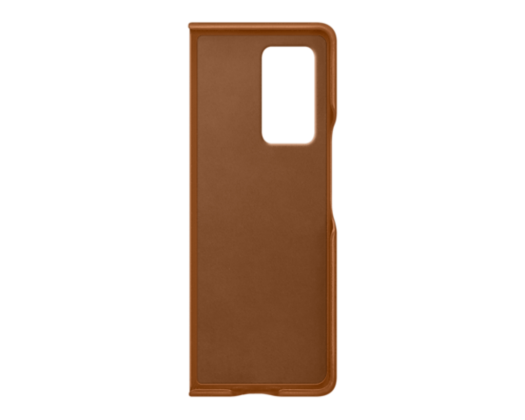 Samsung Galaxy Z Fold2 / Galaxy Z Fold2 5G Leather Cover Brown - Al Hamd Tech