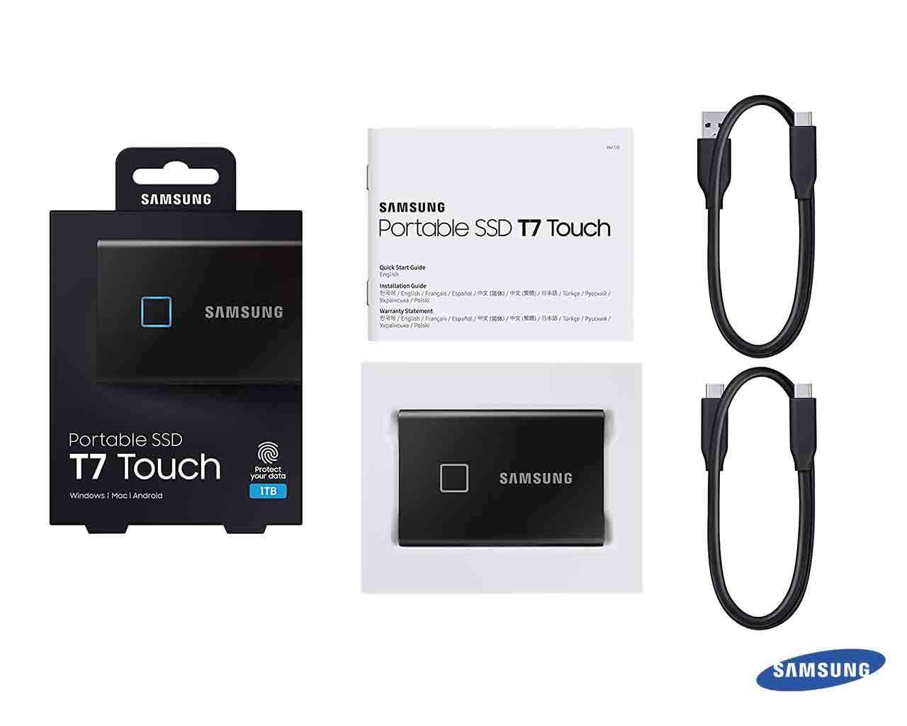 Buy Samsung T7 Touch Portable SSD in Pakistan Al Hamd Tech