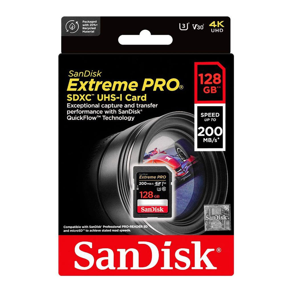 SanDisk SDXC Extreme Pro Card 128GB available in Pakistan