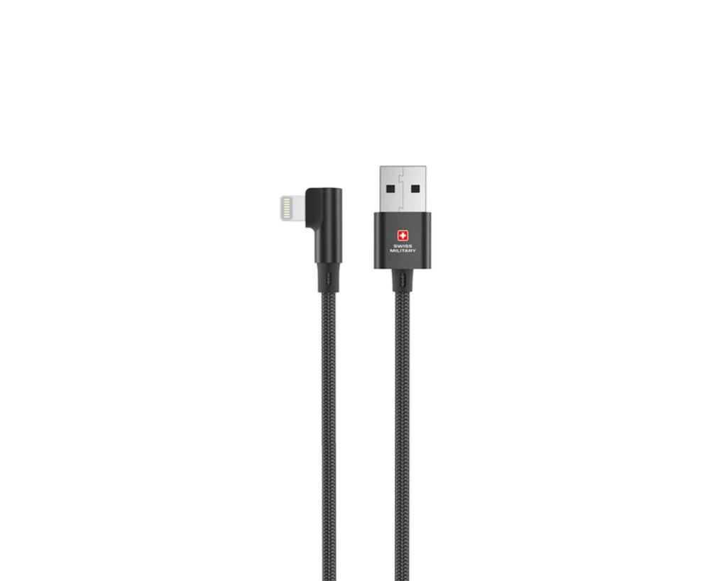 Swiss Military USB to Lightning Cable 20W 2M - Al Hamd Tech