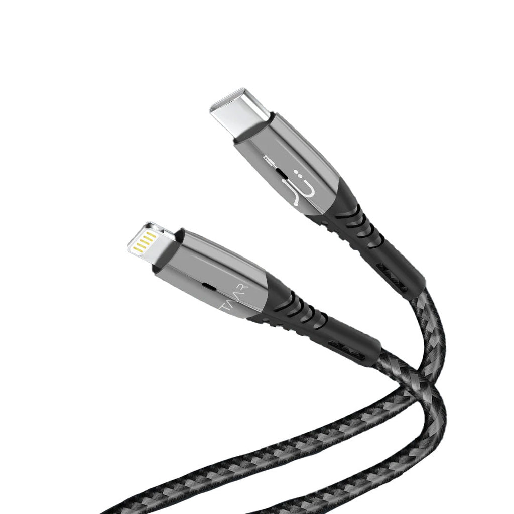 Taar Power Link II Type C to Lightning Cable Braided 1M 30W buy at a reasonable Price in Pakistan