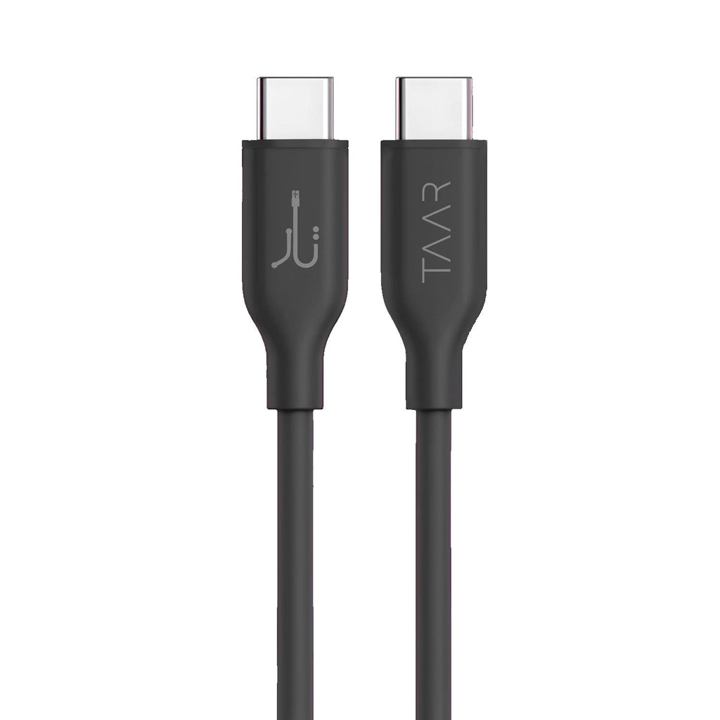 Taar Power Link Type C to C Cable 1.5M 240W Black - Al Hamd Tech