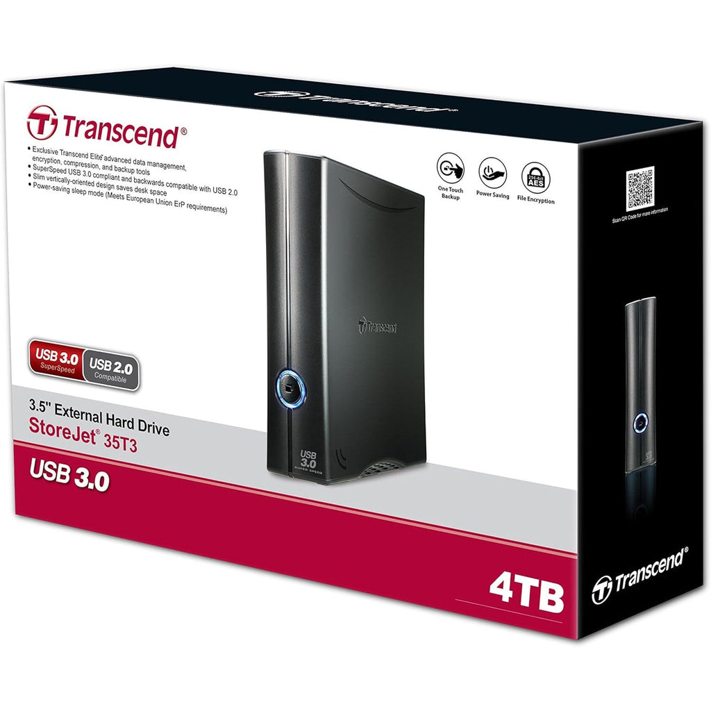 Transcend StoreJet 35T3 Desktop External Hard Drive 4TB buy at best Price in Pakistan.