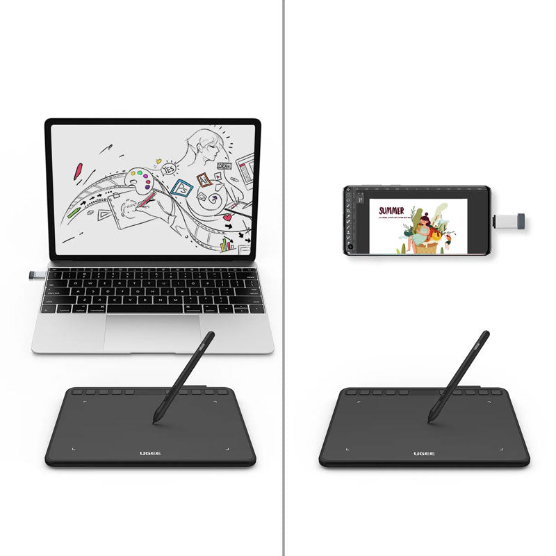 UGEE S640W Wireless Graphics Pen Tablet available at a reasonable Price in Pakistan.