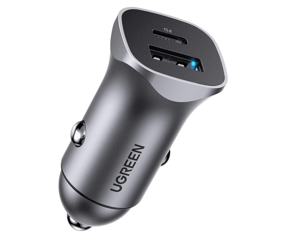 UGREEN 20W USB C Car Charger PD QC3.0 Dual Ports 30780 - Al Hamd Tech