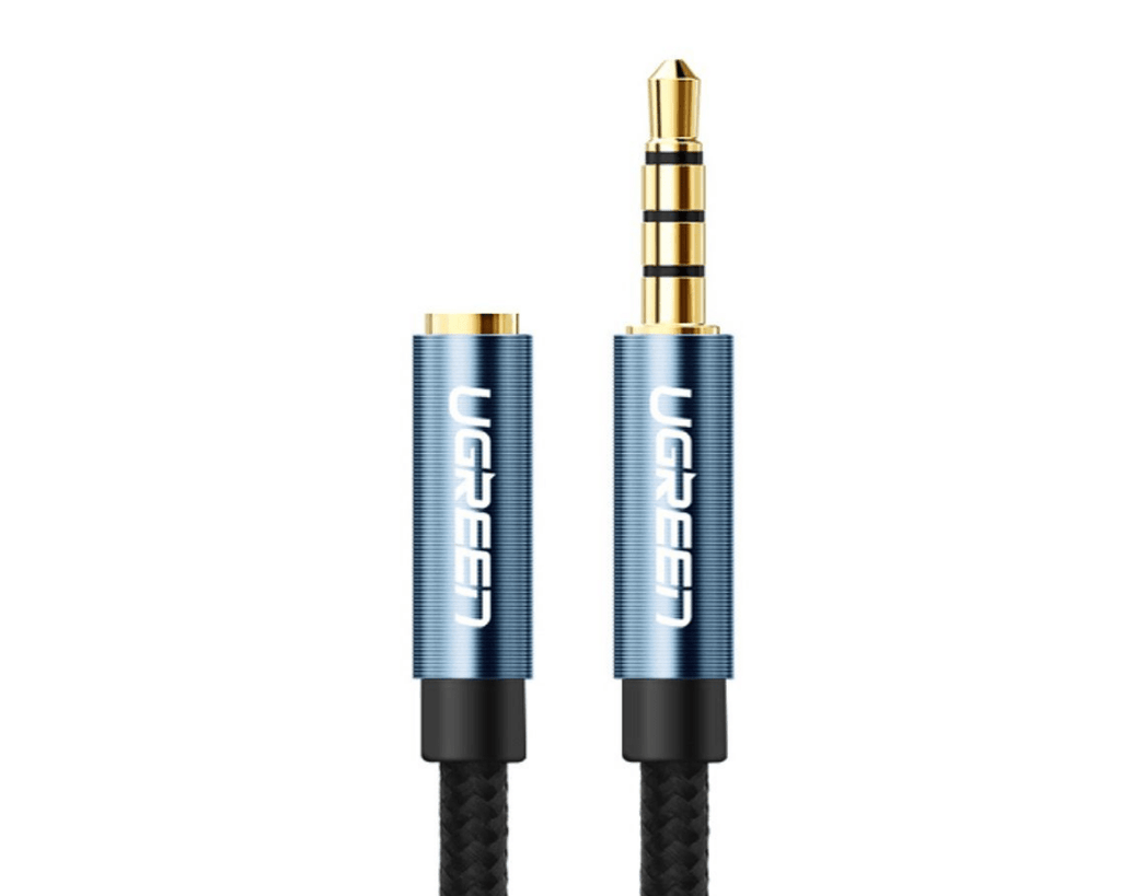 UGREEN 3.5mm Extension Audio Cable 2M Black 40675 - Al Hamd Tech