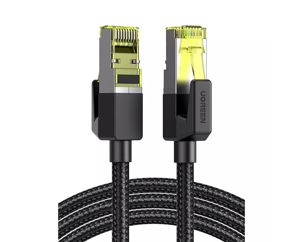 UGREEN Cat7 Ethernet Lan Cable Braided 10M Black 30791 - Al Hamd Tech