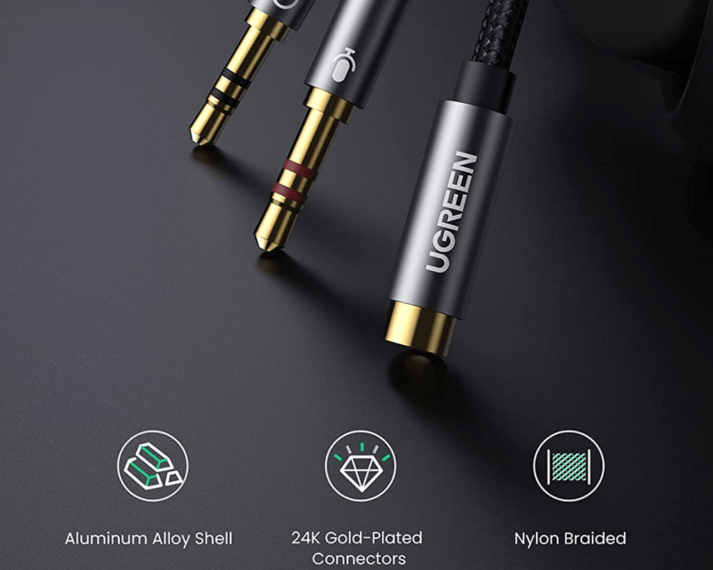 UGREEN Headphone Splitter 3.5mm (20899) - Al Hamd Tech