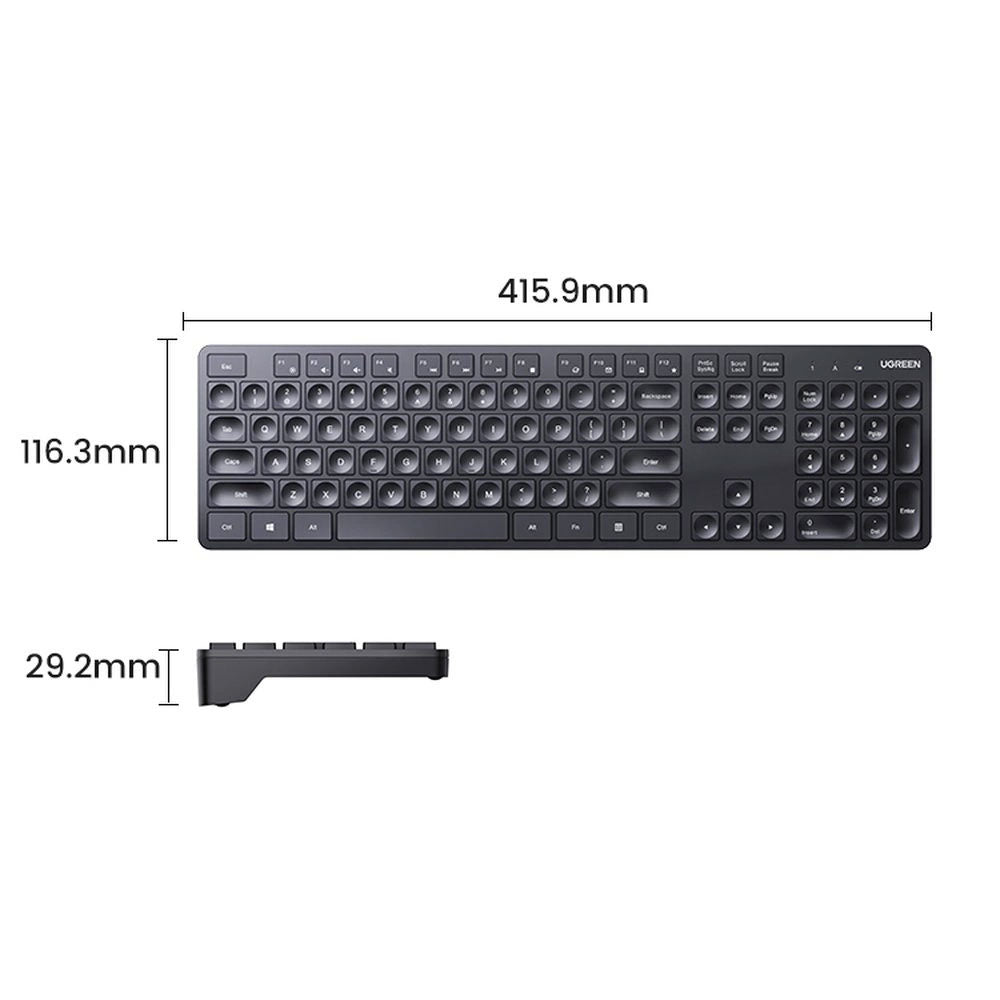 UGREEN KU004 Wireless Keyboard With Battery buy at a reasonable Price in Pakistan