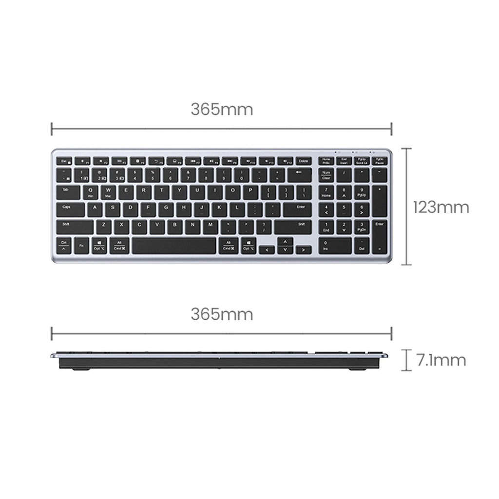 UGREEN KU005 Ultra Slim Wireless Keyboard 15258 - Al Hamd Tech