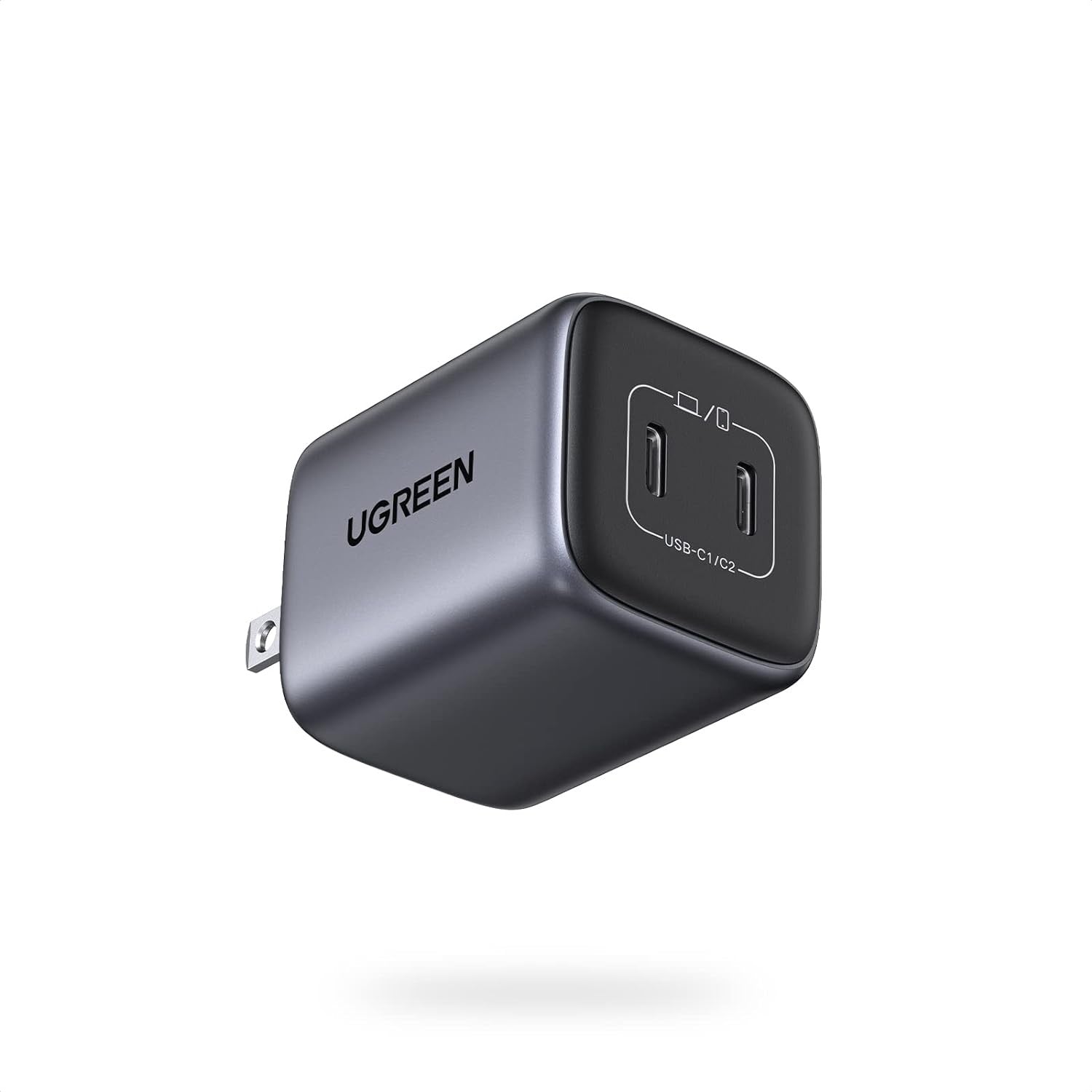 UGREEN Nexode CD294 Mini Dual Type C Wall Charger 45W Gray 90572 – Al ...