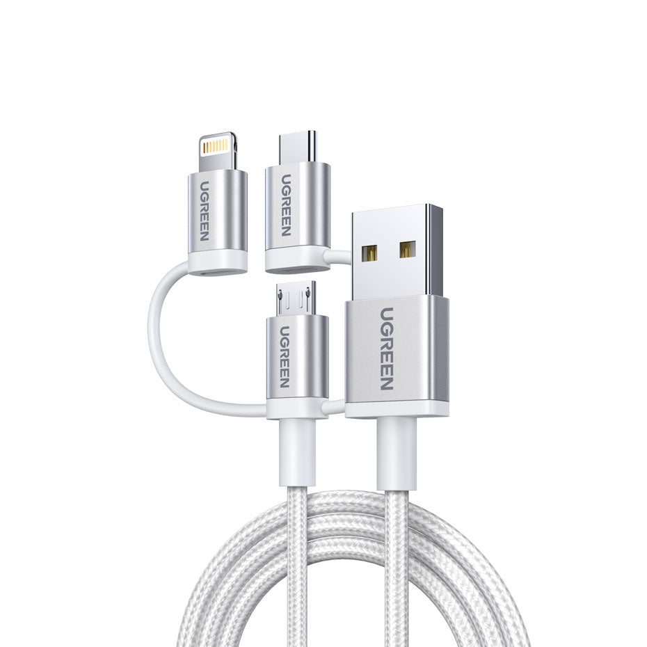 UGREEN US186 3 in 1 USB to Multi Cable Braided buy at a reasonable Price in Pakistan