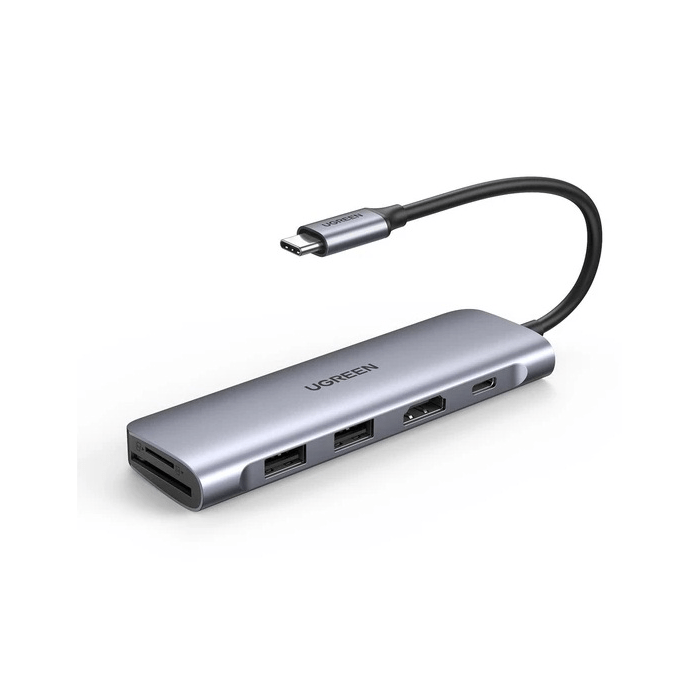 UGREEN USB C 6 in 1 Multi Adapter 70411 - Al Hamd Tech