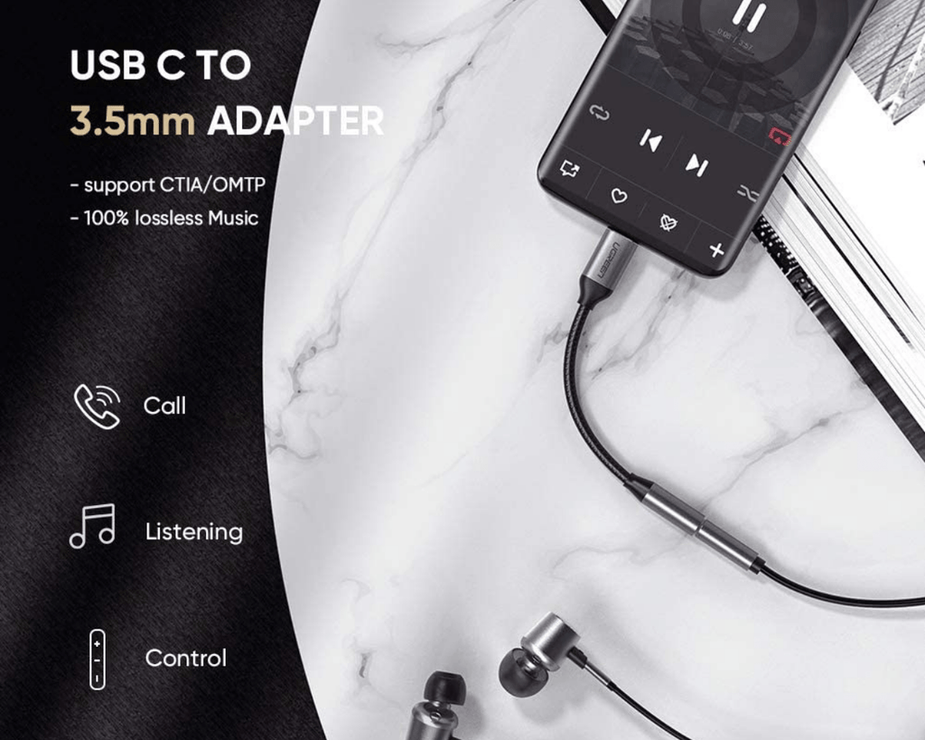 UGREEN USB C to 3.5mm Headphone Jack - Al Hamd Tech