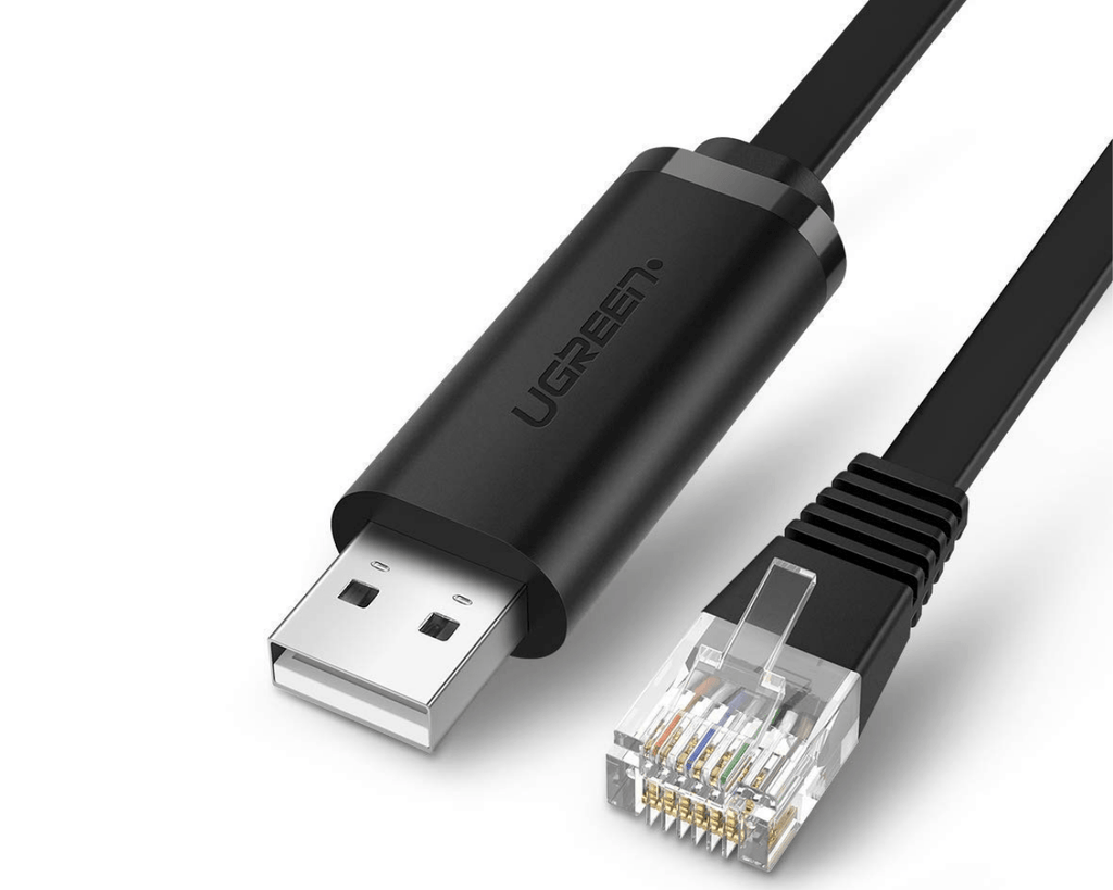 UGREEN USB Console Cable USB 2.0 to RJ45 with RS232 FTDI Chip 60813 - Al Hamd Tech