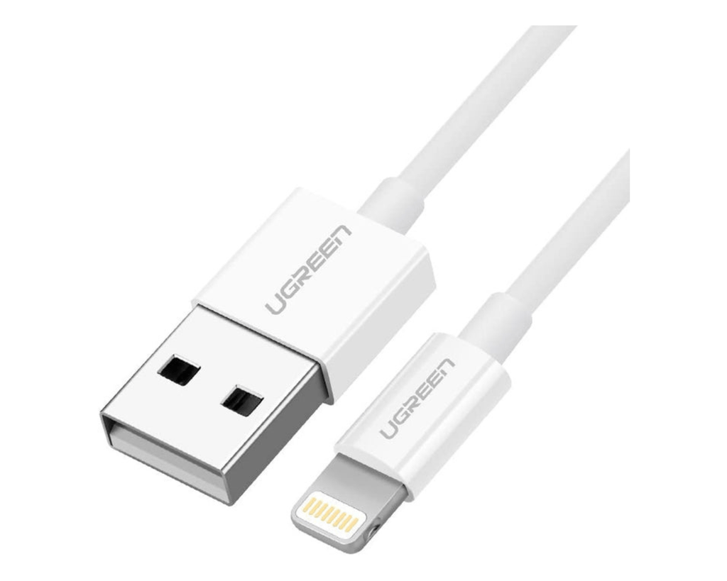 UGREEN USB to Lightning Cable White 20730 - Al Hamd Tech