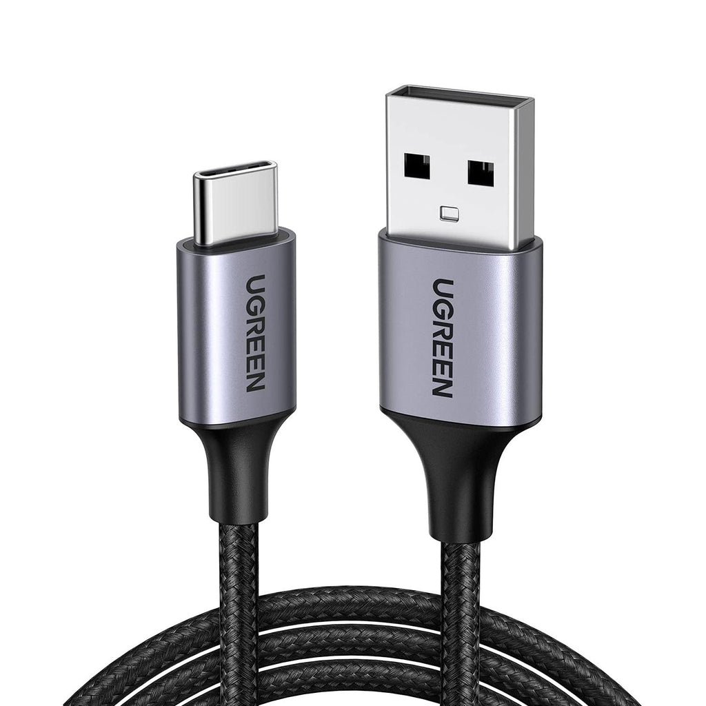 UGREEN USB to Type C Cable Braided 1M Black 60126 available in Pakistan