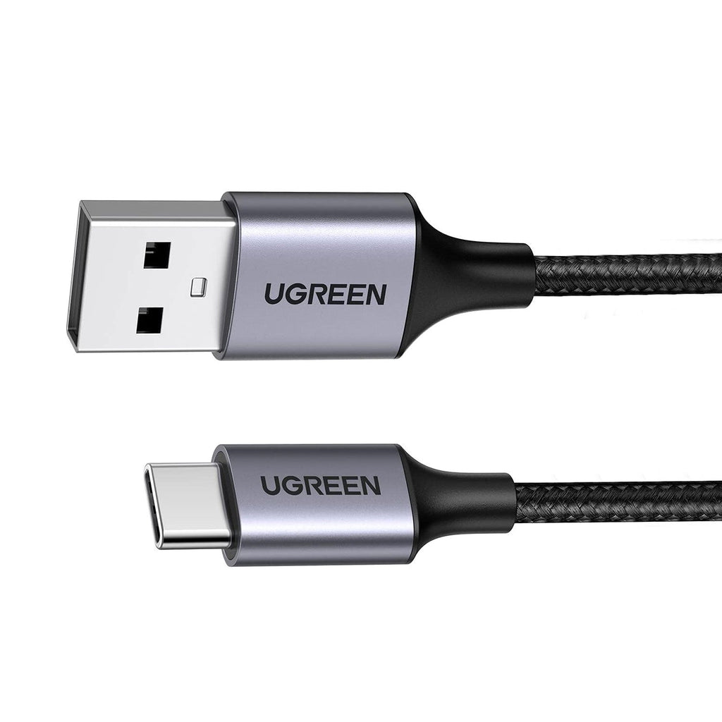 UGREEN USB to Type C Cable Braided 2M Black 60128 - Al Hamd Tech