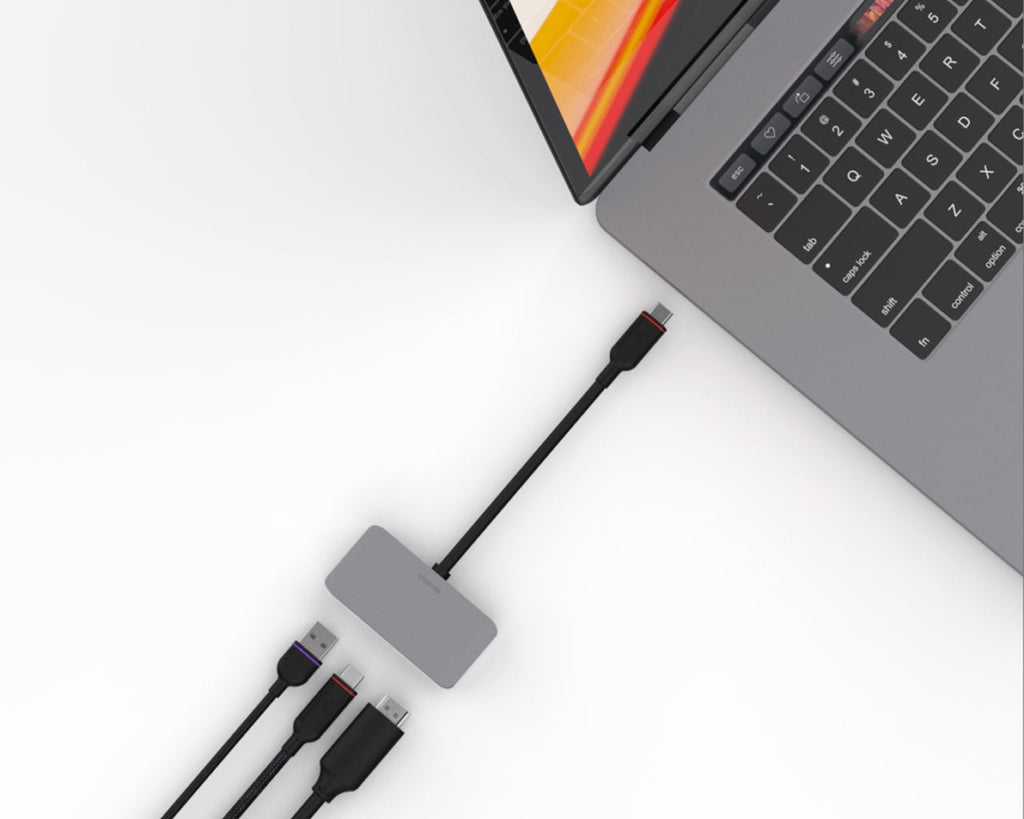 UNISYNK 3 Port USB - C Adapter Hub - Al Hamd Tech