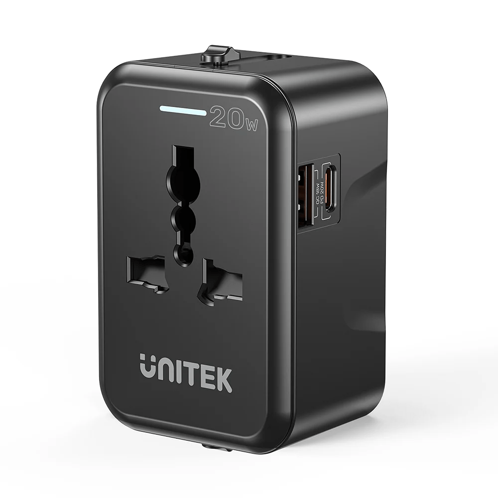 Unitec Adapter Unitek Universal Travel Adapter 20W Best Price in Pakistan – Al Hamd Tech