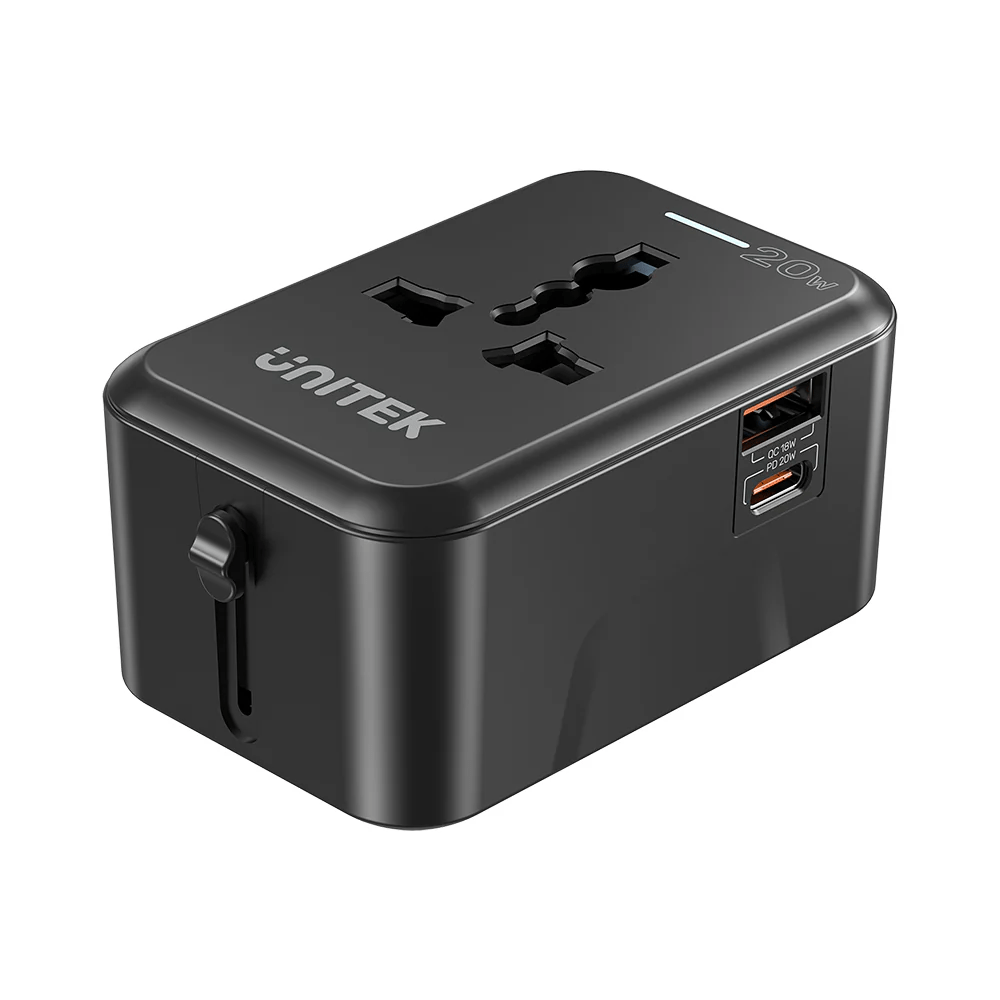 Unitec Adapter Unitek Universal Travel Adapter 20W Best Price in Pakistan – Al Hamd Tech
