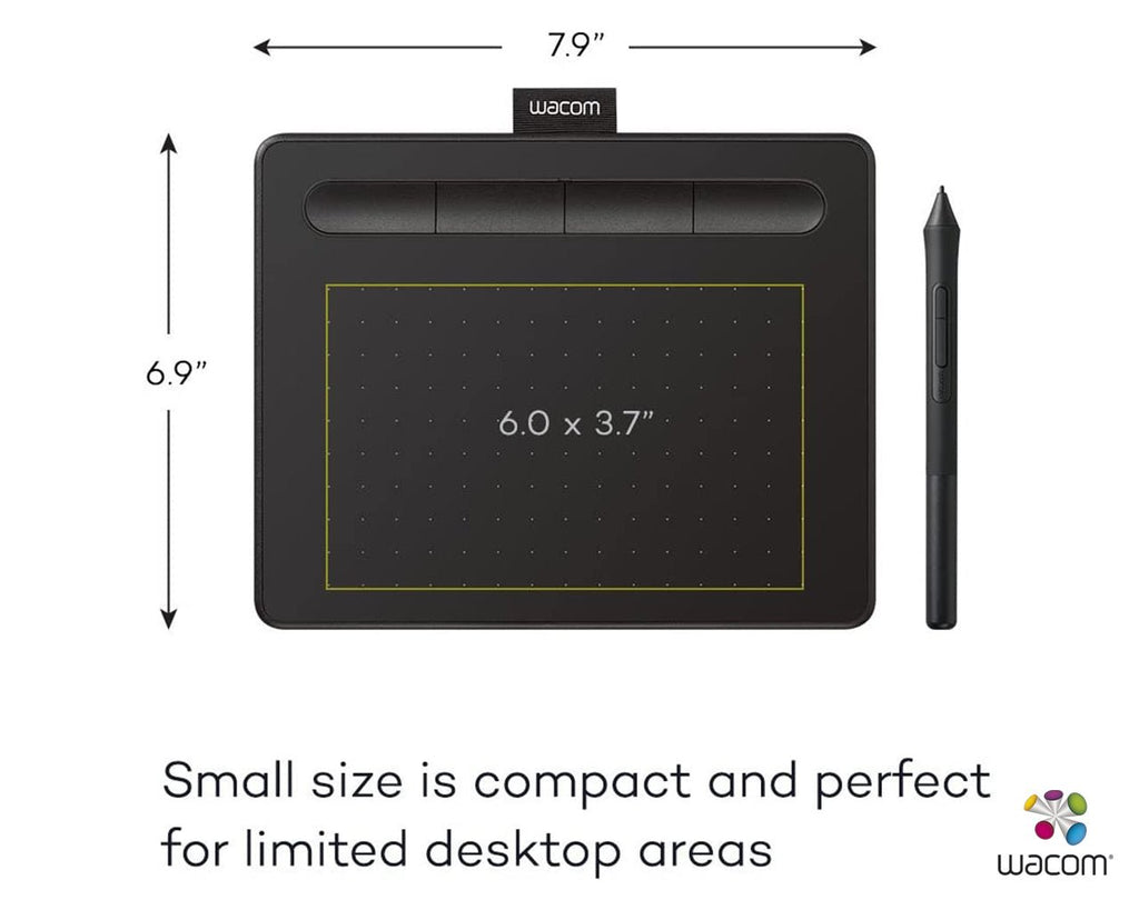 Wacom Intuos CTL - 4100 Graphics Tablet 6 X 3.7 inch - Al Hamd Tech