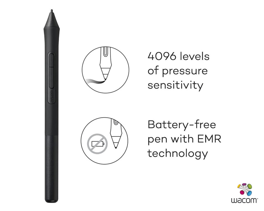 Wacom Intuos CTL - 4100 Graphics Tablet 6 X 3.7 inch - Al Hamd Tech