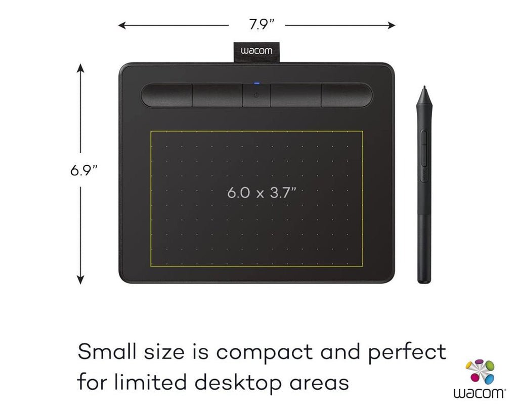 Wacom Intuos CTL - 4100WL Graphics Tablet 6 X 3.7 inch - Al Hamd Tech