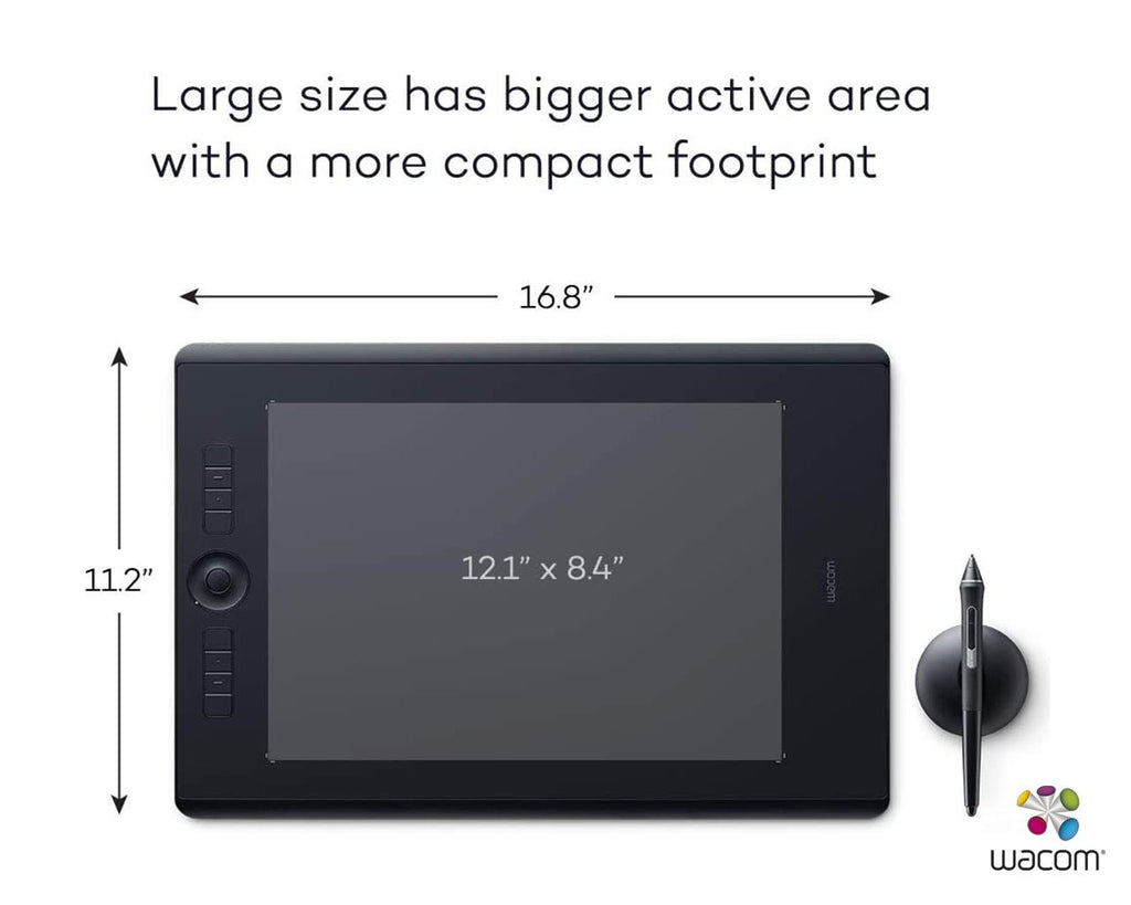 Wacom Intuos Pro PTH - 860 Graphics Tablet 12.2 X 8.5 inch - Al Hamd Tech