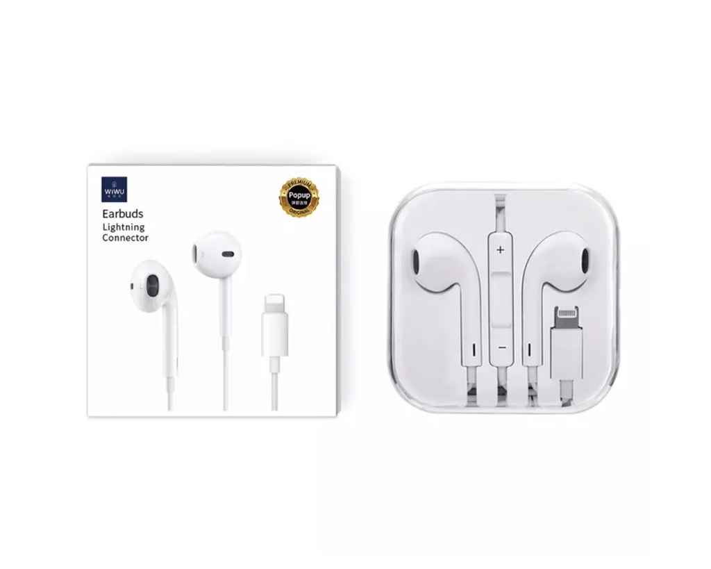 WIWU Earbuds with Lightning Connector 1.2M EB302 - Al Hamd Tech